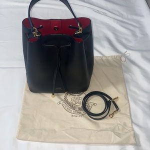 Ralph Lauren Leather Drawstring Bag